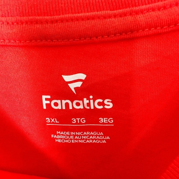 NWT‎ Philadelphia Phillies Fanatics Women's 3XL Color-Block Tank Top - Red/White - Picture 6 of 10